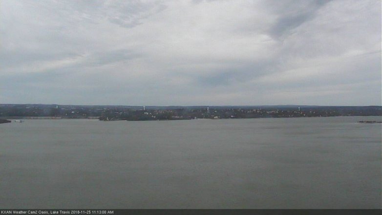 Lake Travis webcam, November 25, 2018 10:15 AM CT