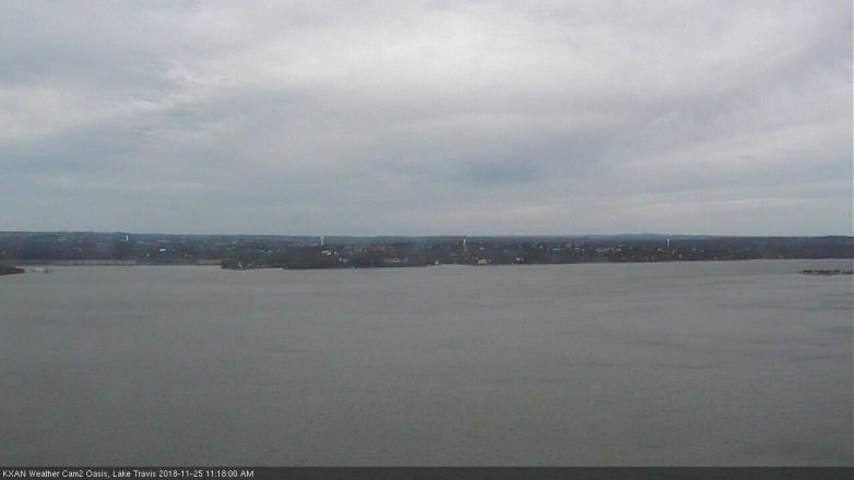 Lake Travis webcam, November 25, 2018 10:20 AM CT