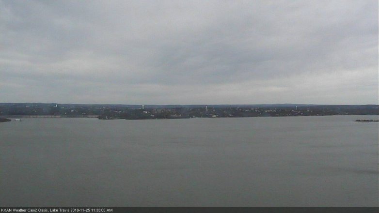 Lake Travis webcam, November 25, 2018 10:35 AM CT