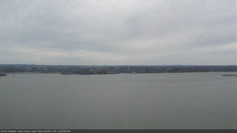 Lake Travis webcam, November 25, 2018 11:05 AM CT
