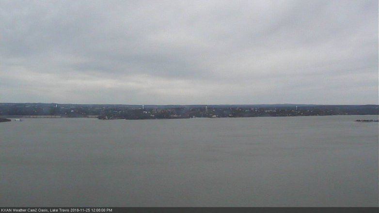 Lake Travis webcam, November 25, 2018 11:10 AM CT