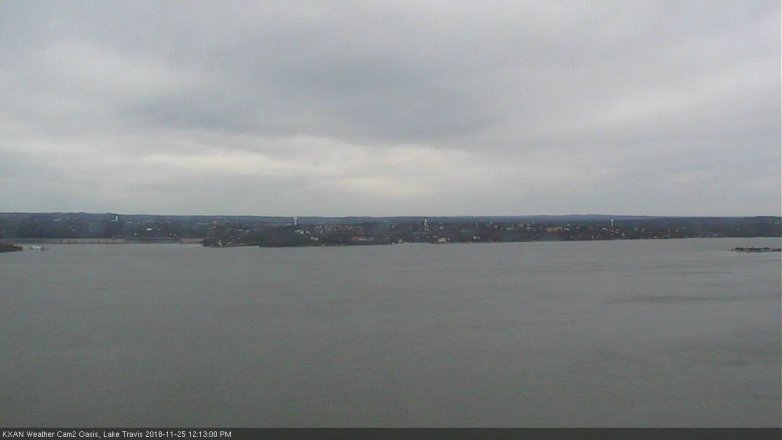 Lake Travis webcam, November 25, 2018 11:15 AM CT