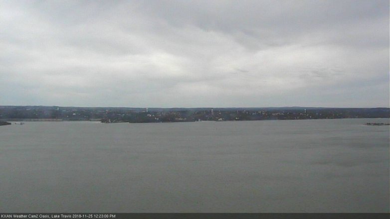 Lake Travis webcam, November 25, 2018 11:25 AM CT