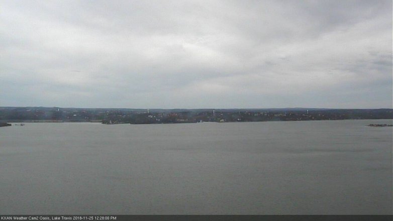 Lake Travis webcam, November 25, 2018 11:30 AM CT