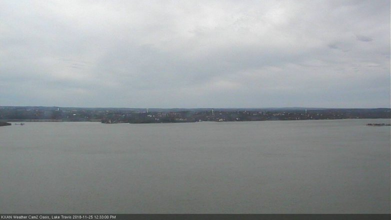 Lake Travis webcam, November 25, 2018 11:35 AM CT