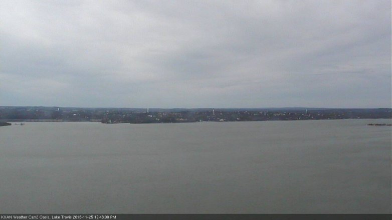 Lake Travis webcam, November 25, 2018 11:50 AM CT
