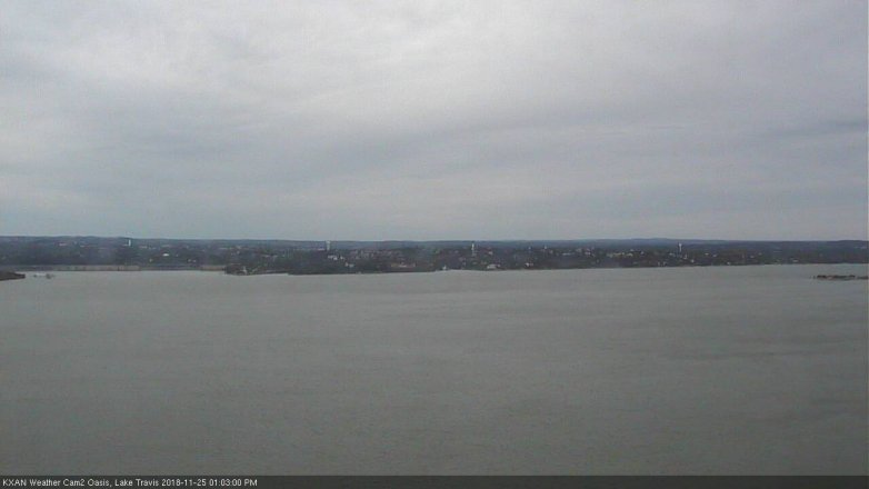 Lake Travis webcam, November 25, 2018 12:05 PM CT