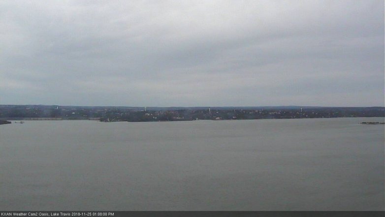 Lake Travis webcam, November 25, 2018 12:10 PM CT