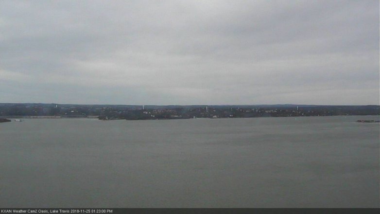 Lake Travis webcam, November 25, 2018 12:25 PM CT