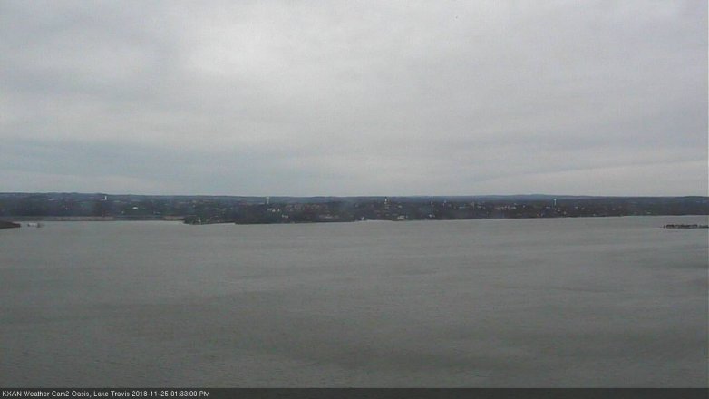 Lake Travis webcam, November 25, 2018 12:35 PM CT