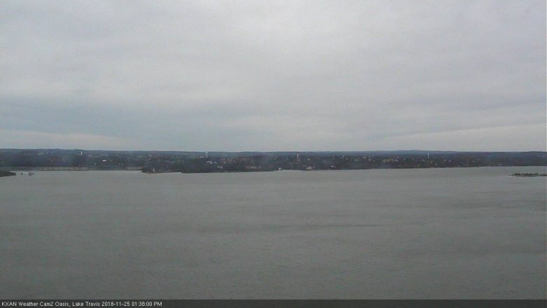 Lake Travis webcam, November 25, 2018 12:40 PM CT