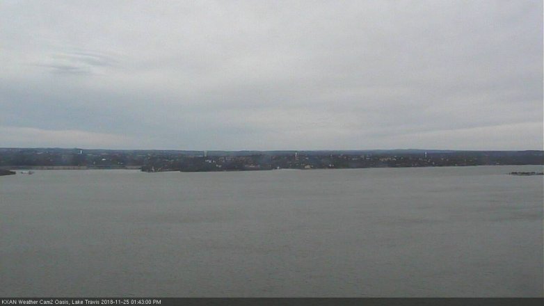 Lake Travis webcam, November 25, 2018 12:45 PM CT