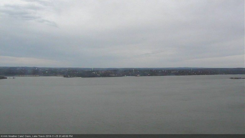 Lake Travis webcam, November 25, 2018 12:50 PM CT