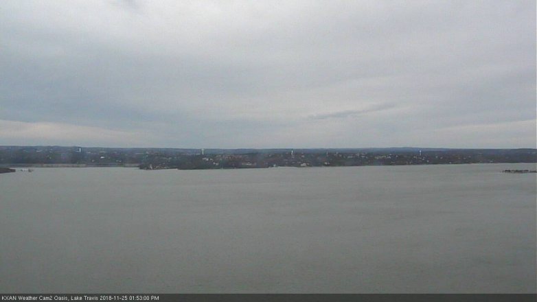 Lake Travis webcam, November 25, 2018 12:55 PM CT