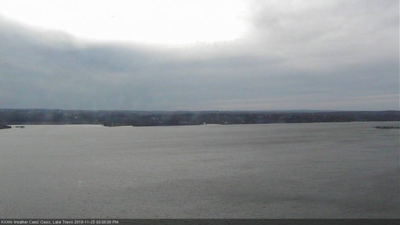 Lake Travis webcam, November 25, 2018 2:10 PM CT