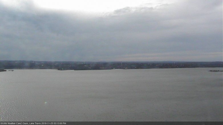 Lake Travis webcam, November 25, 2018 2:15 PM CT