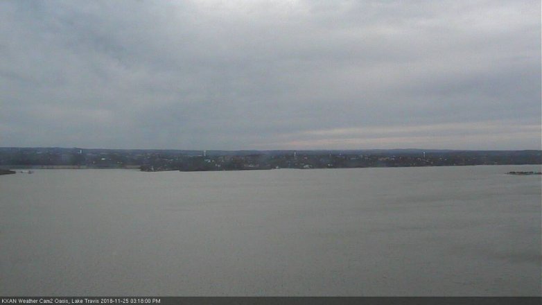 Lake Travis webcam, November 25, 2018 2:20 PM CT