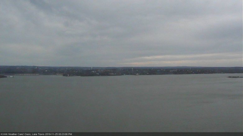 Lake Travis webcam, November 25, 2018 2:25 PM CT