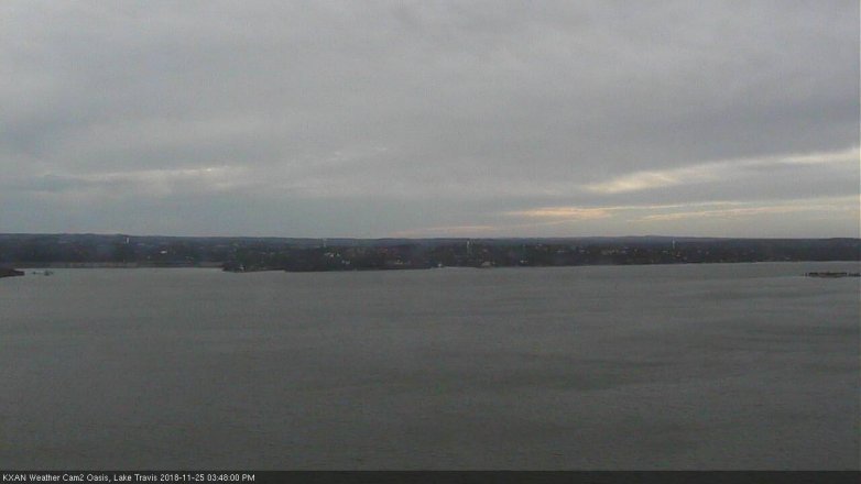 Lake Travis webcam, November 25, 2018 2:50 PM CT