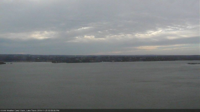 Lake Travis webcam, November 25, 2018 3:00 PM CT