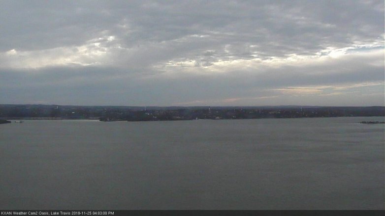 Lake Travis webcam, November 25, 2018 3:05 PM CT