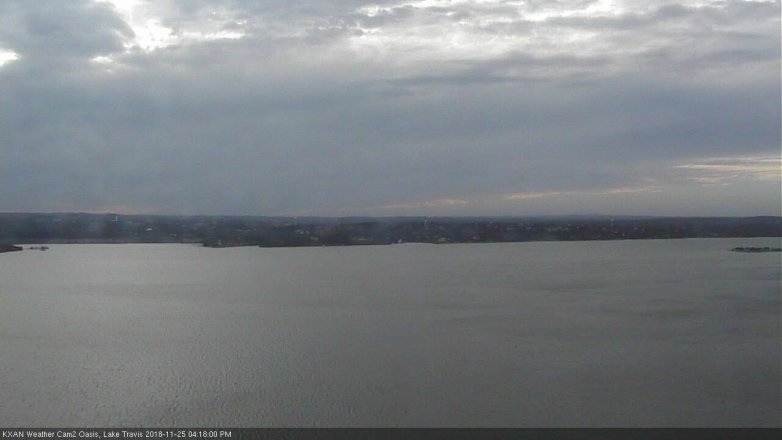 Lake Travis webcam, November 25, 2018 3:20 PM CT