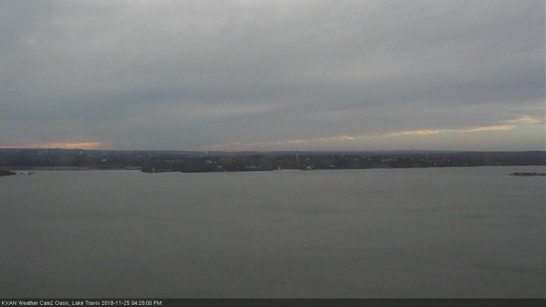 Lake Travis webcam, November 25, 2018 3:30 PM CT