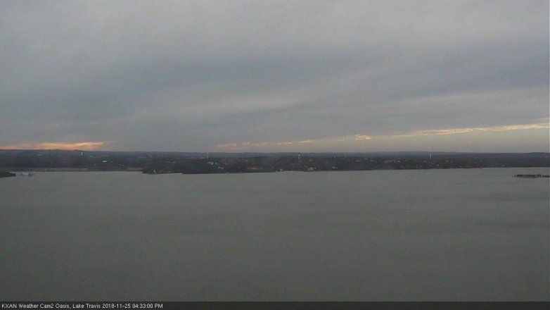 Lake Travis webcam, November 25, 2018 3:35 PM CT