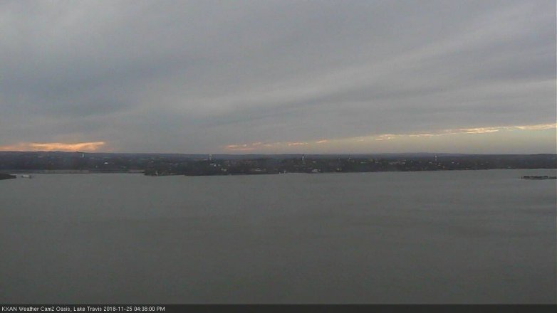 Lake Travis webcam, November 25, 2018 3:40 PM CT