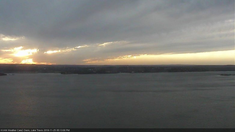 Lake Travis webcam, November 25, 2018 4:15 PM CT