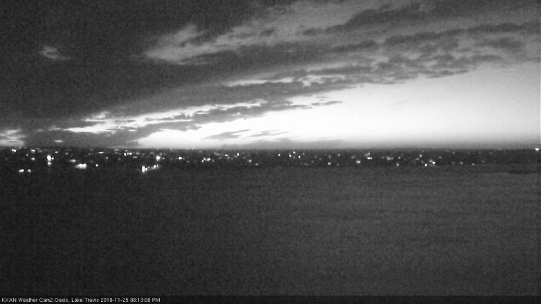 Lake Travis webcam, November 25, 2018 5:15 PM CT