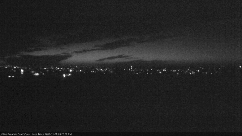 Lake Travis webcam, November 25, 2018 5:30 PM CT