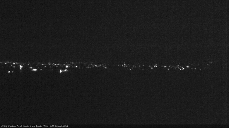 Lake Travis webcam, November 25, 2018 5:50 PM CT