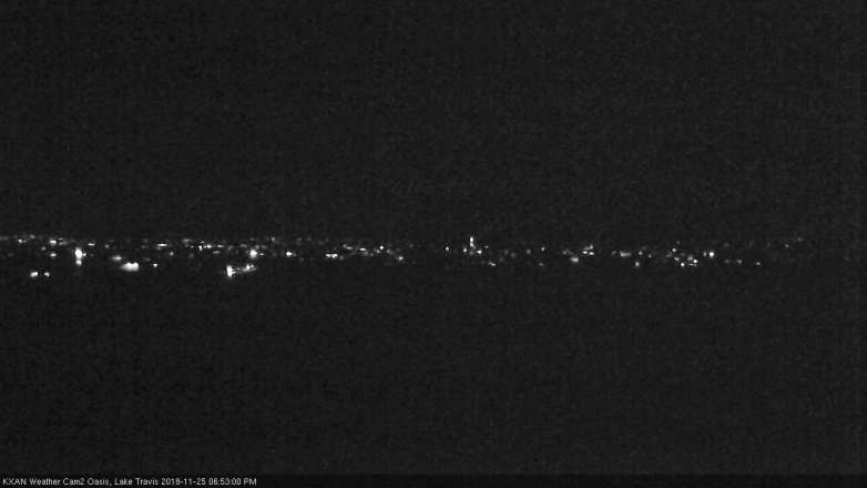 Lake Travis webcam, November 25, 2018 5:55 PM CT