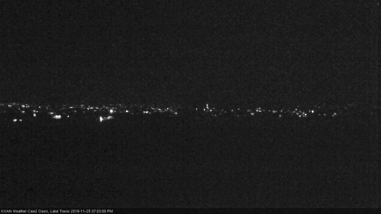 Lake Travis webcam, November 25, 2018 6:05 PM CT