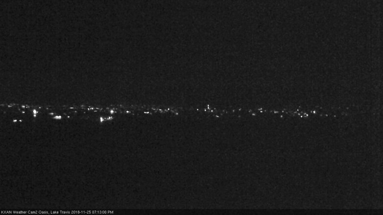 Lake Travis webcam, November 25, 2018 6:15 PM CT