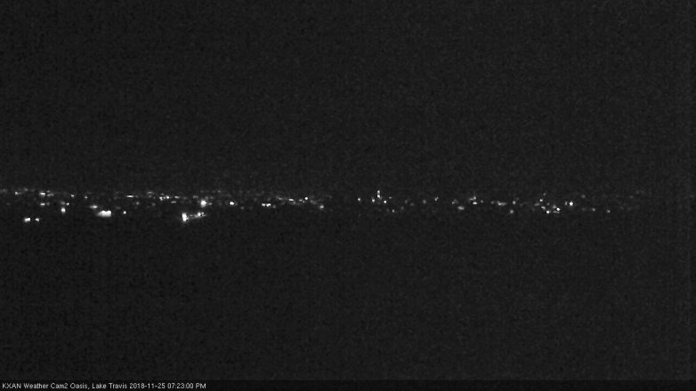 Lake Travis webcam, November 25, 2018 6:25 PM CT