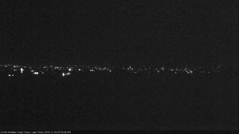 Lake Travis webcam, November 25, 2018 6:55 PM CT