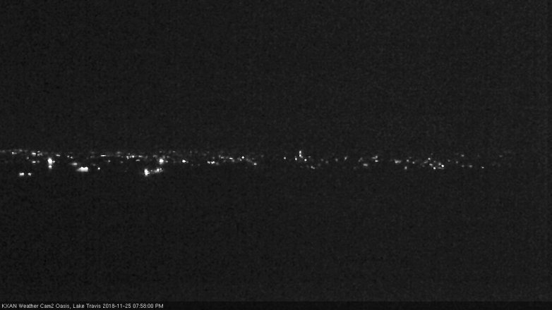 Lake Travis webcam, November 25, 2018 7:00 PM CT