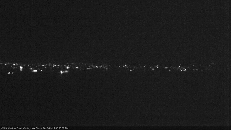 Lake Travis webcam, November 25, 2018 7:05 PM CT
