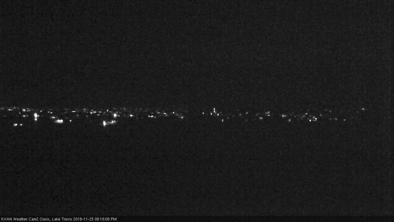 Lake Travis webcam, November 25, 2018 7:20 PM CT