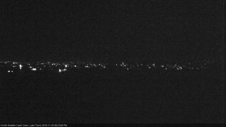 Lake Travis webcam, November 25, 2018 7:25 PM CT