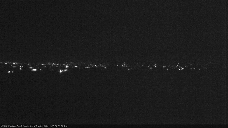 Lake Travis webcam, November 25, 2018 7:35 PM CT
