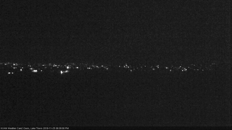 Lake Travis webcam, November 25, 2018 7:40 PM CT