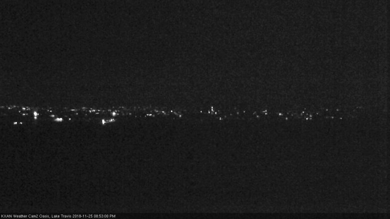 Lake Travis webcam, November 25, 2018 7:55 PM CT