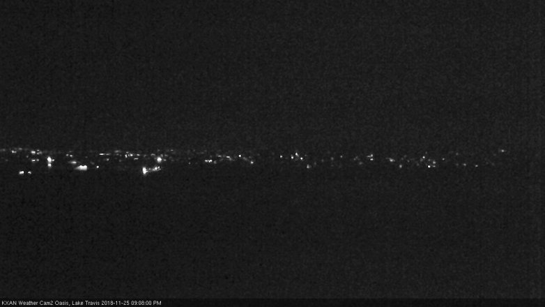 Lake Travis webcam, November 25, 2018 8:10 PM CT