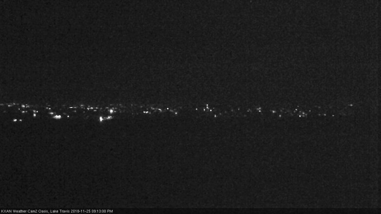 Lake Travis webcam, November 25, 2018 8:15 PM CT