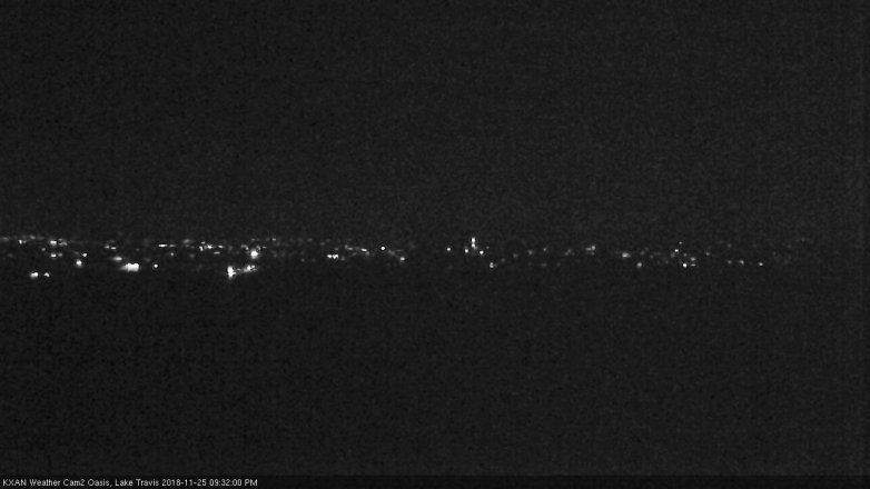 Lake Travis webcam, November 25, 2018 8:35 PM CT