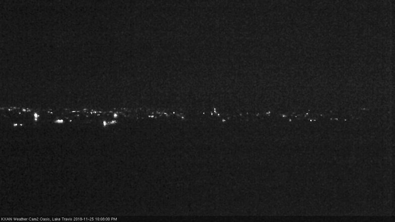Lake Travis webcam, November 25, 2018 9:10 PM CT