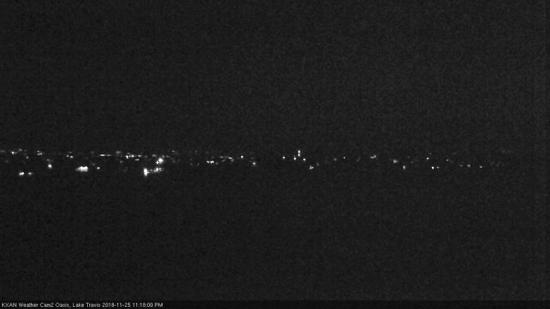 Lake Travis webcam, November 25, 2018 10:20 PM CT